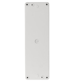 Корпус КП104 c козырьком для кнопок, 4 места, ABS желтый, IP66 TDM SQ0705-0014