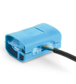 Коробка изоляционная с гелем, 450V, 74х46х26, синий |49240 | Stekker