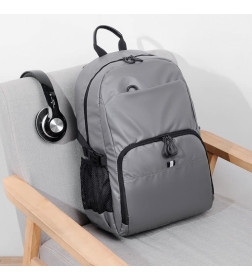 Рюкзак Pride H03-65 серый,Oxford PU, 43х30х13 см