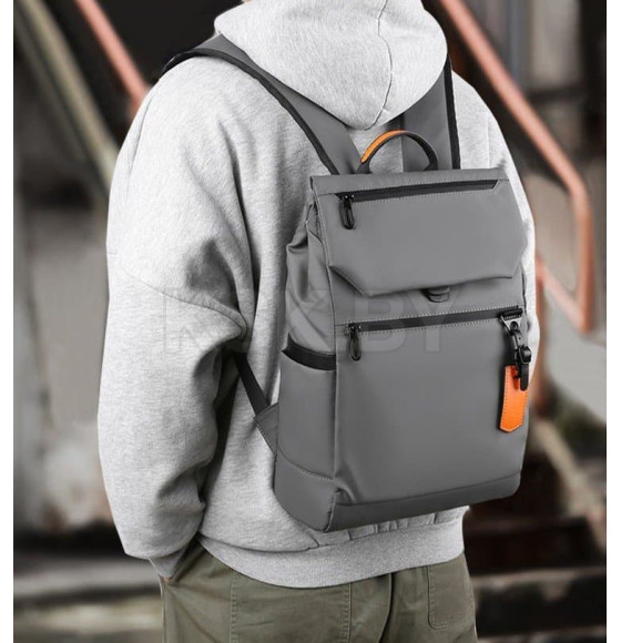 Рюкзак Pride H03-66 серый,Oxford PU, 41х30х15 см (Pride H03-66 серый) 