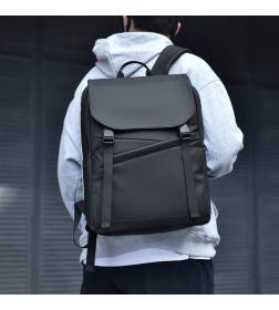 Рюкзак Pride M10-1719 черный,PU-кожа (гладкая), 43х31х12 см