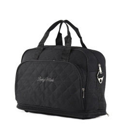 Сумка 2063Т черный,Полиэстер, 30(47)х45х18 см; 24/38 л; 5 мм