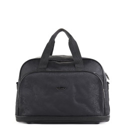 Сумка 2563Т черный,Жаккард,, 30(47)х45х18 см; 24/38 л; 5 мм