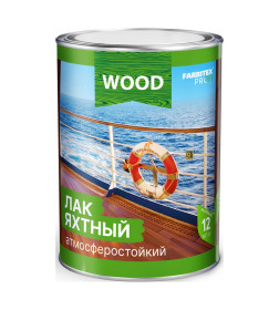 Лак уралкидный яхтный атмосферостойкий матовый Farbitex PROFI,  0,8 л