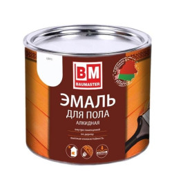Эмаль для пола BAUMASTER серая RAL 7040, 1,8 кг