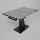 Стол AV 2119, МДФ+керамика, раздвижной 1200 (1800)*800 серый, матовый LARKA GREY/черный (119677) 