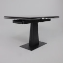 Стол AV 2119, МДФ+керамика, раздвижной 1200 (1800)*800 серый, матовый LARKA GREY/черный (119677) 