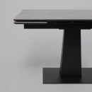 Стол AV 2119, МДФ+керамика, раздвижной 1200 (1800)*800 серый, матовый LARKA GREY/черный (119677) 