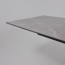 Стол AV 2119, МДФ+керамика, раздвижной 1200 (1800)*800 серый, матовый LARKA GREY/черный (119677) 