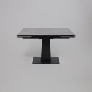 Стол AV 2119, МДФ+керамика, раздвижной 1200 (1800)*800 серый, матовый LARKA GREY/черный (119677) 