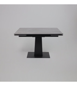 Стол AV 2119, МДФ+керамика, раздвижной 1200 (1800)*800 серый, матовый LARKA GREY/черный