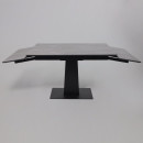 Стол AV 2119, МДФ+керамика, раздвижной 1200 (1800)*800 серый, матовый LARKA GREY/черный (119677) 