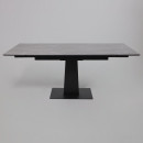 Стол AV 2119, МДФ+керамика, раздвижной 1200 (1800)*800 серый, матовый LARKA GREY/черный (119677) 