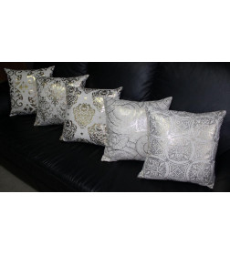 Подушка декоративная MATEX LUXURY. ЦАРСКИЕ. Размер: 40x40 Цвет: Золотой, светло-серый