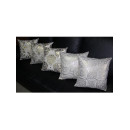 Подушка декоративная MATEX LUXURY. МАЗКИ. Размер: 40x40 Цвет: Золотой, светло-серый (42-785) 