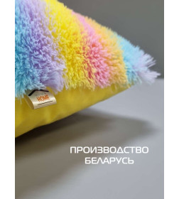 Подушка декоративная 35x35 см (розовый, голубой, желтый) MATEX PLUSH 65-630