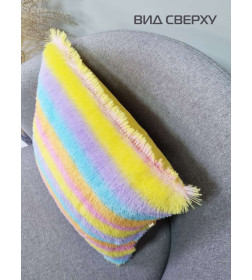 Подушка декоративная 35x35 см (розовый, голубой, желтый) MATEX PLUSH 65-630