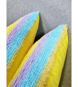 Подушка декоративная 35x35 см (розовый, голубой, желтый) MATEX PLUSH 65-630