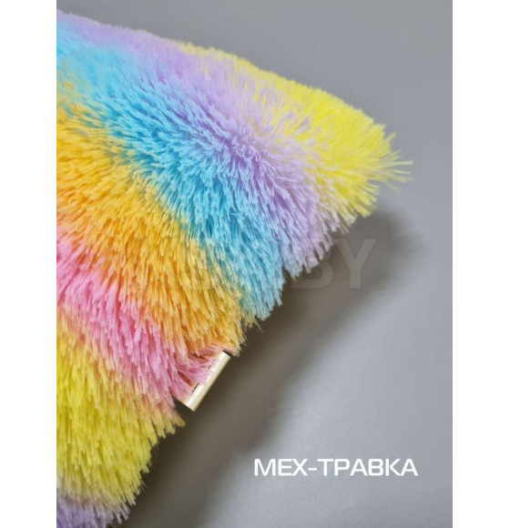 Подушка декоративная 35x35 см (розовый, голубой, желтый) MATEX PLUSH 65-630 (65-630) 