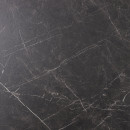 Стол МЕХИКО, пластик премиум 3Д, 950 мм, Камень черный/ Черный матовый (120557) 