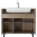Тумба напольная Домино Dolche Dark 100 под умывальник Modul DD5402T (DD5402T) 
