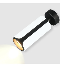 Спот GWL-GU10-M-IP20 Одинарный Белый + Черный Монохром