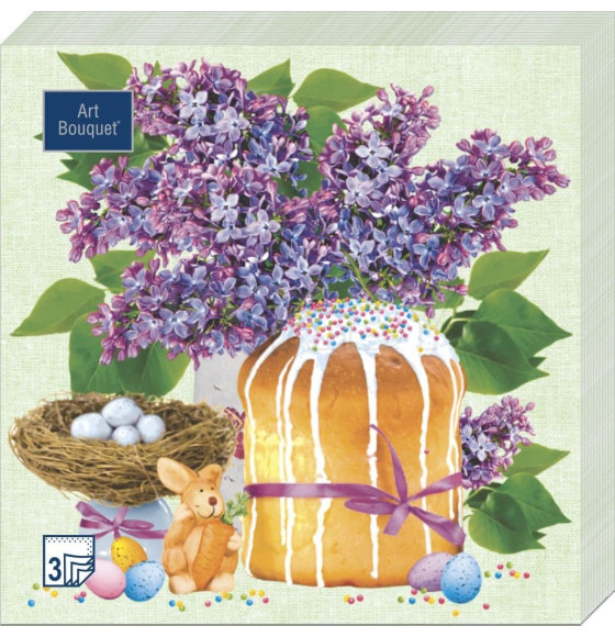 Салфетки декоративные 33 х 33 см, 3 слоя, (20 шт) 