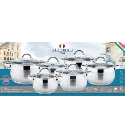 Набор посуды Bella Cucina BC-2087 (12пр.)