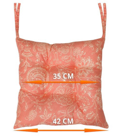 Подушка для сиденья 42x42 см (оранжевый) MATEX HOMELY 31-390