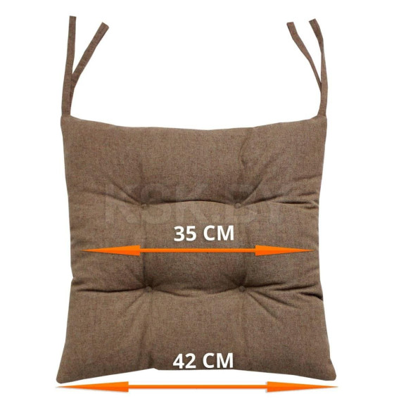 Подушка для сиденья 42x42 см (светло-коричневый) MATEX MELANGE 32-939 (32-939) 