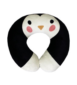 Подушка дорожная 37x35 см (черный, розовый) MATEX CUTIE 27-249