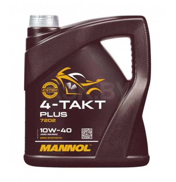 Масло моторное Mannol 4-Takt Plus 10W40 4 л (MN7202-4) 