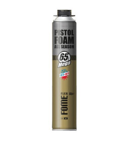 Пена монтажная профессиональная всесезонная FOME FLEX "All season Mega Pistol Foam" 870 мл