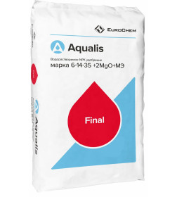 Удобрение Aqualis NPK марка 6:14:35+2MgO+МЭ 25 кг
