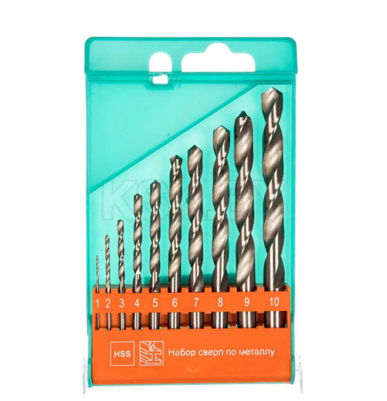 Набор сверел по металлу (10 шт.) Sturm! 1055-01-SS1 (1055-01-SS1) 