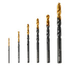 Набор сверл по металлу 2-8 мм HSS-Tin Golden Tip (6 шт.) Denzel 72300 (72300) 