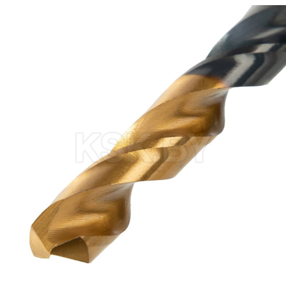 Набор сверл по металлу 2-8 мм HSS-Tin Golden Tip (6 шт.) Denzel 72300 (72300) 