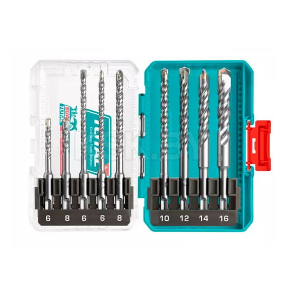 Набор буров SDS-plus (9 шт.) TOTAL TACSDL30906 (TACSDL30906) 