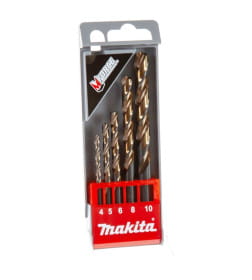 Набор сверл по металлу 4-10 мм (5 шт.) HSS MAKITA D-30508