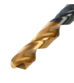 Набор сверл по металлу 1-10 мм HSS-Tin Golden Tip (19 шт.) Denzel 72321