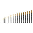 Набор сверл по металлу 1-10 мм HSS-Tin Golden Tip (19 шт.) Denzel 72321 (72321) 