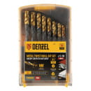 Набор сверл по металлу 1-10 мм HSS-Tin Golden Tip (19 шт.) Denzel 72321 (72321) 