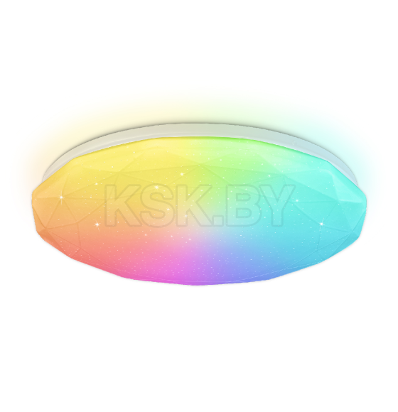 Потолочный светодиодный светильник FZ418 WH белый 66W 3000-6400K RGB (C ПДУ) Ambrella  (FZ418WH) 