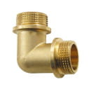 Угольник  1/2" нар/нар, с ограничителем, латунь, AV Engineering (инд. упак.) (AVE307009) 