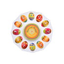 Блюдо для кулича и 12 яиц "Пасхальное" 25 см (пластиковое) MARMITON 17076 (17076) 