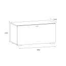 Тумба "Скайлайн" 900 мм (дуб сонома светлый/графит) МЛК 630-0693-073 (630-0693-073) 