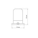 Светильник НПБ400 для сауны настенно-потолочный белый, 60 Вт IP54 TDM SQ0303-0048 (SQ0303-0048) 