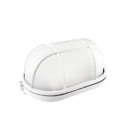 Светильник НПБ1402 белый овал с решеткой 60Вт IP54 TDM SQ0303-0036