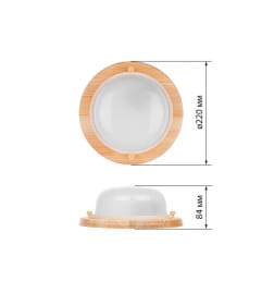 Светильник НПБ1301 сосна круг 60Вт IP54 TDM SQ0303-0430