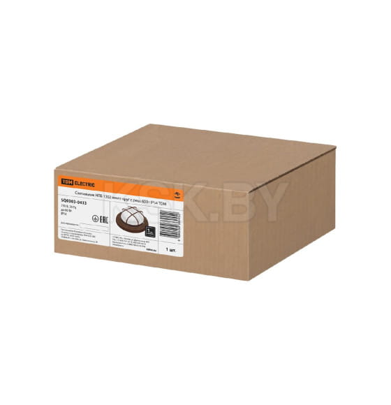 Светильник НПБ1302 венге круг с решеткой 60Вт IP54 TDM SQ0303-0433 (SQ0303-0433) 